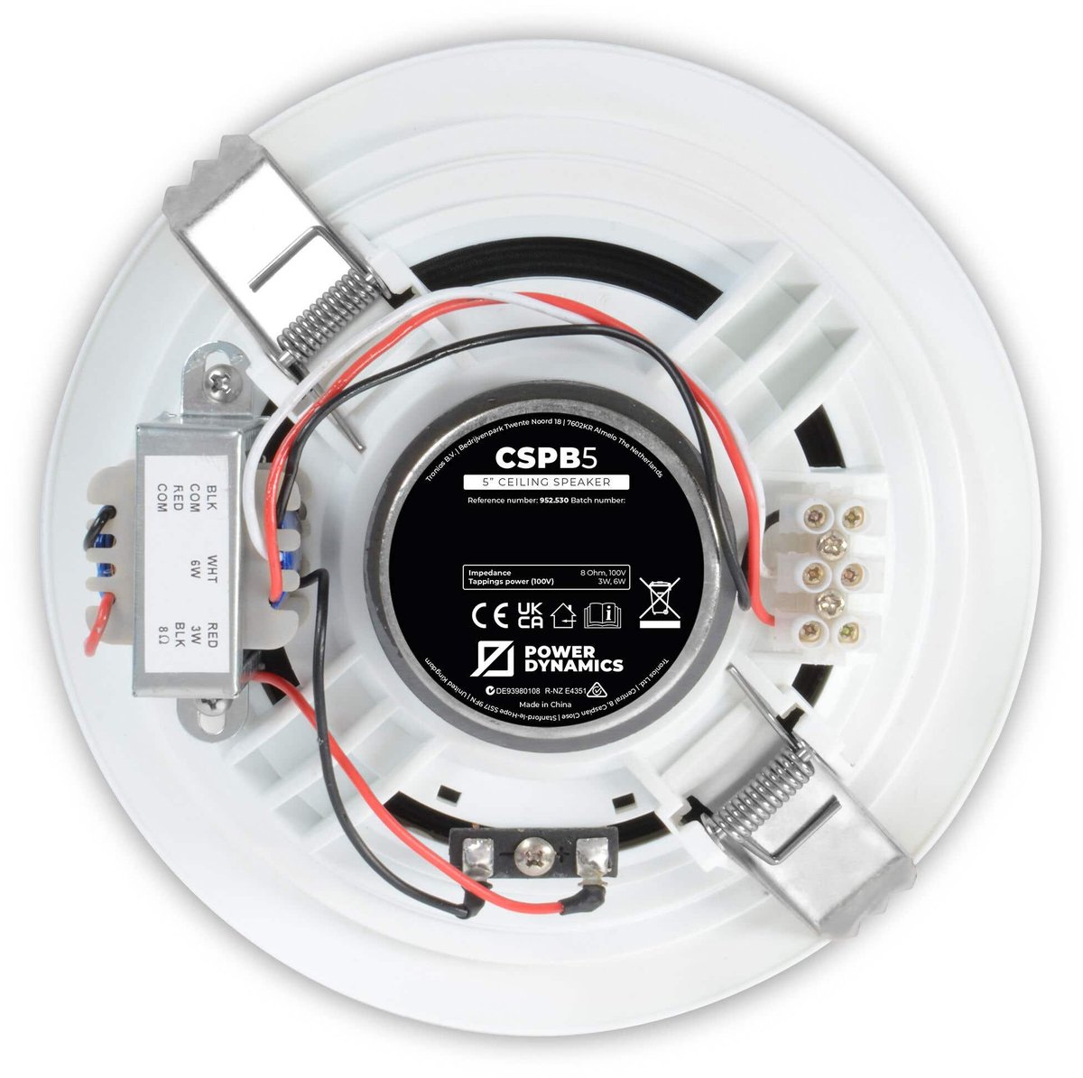 Geluidsinstallatie met PDM45 100V versterker met Bluetooth & 10 CSPB5 plafondspeakers thumbnail 2