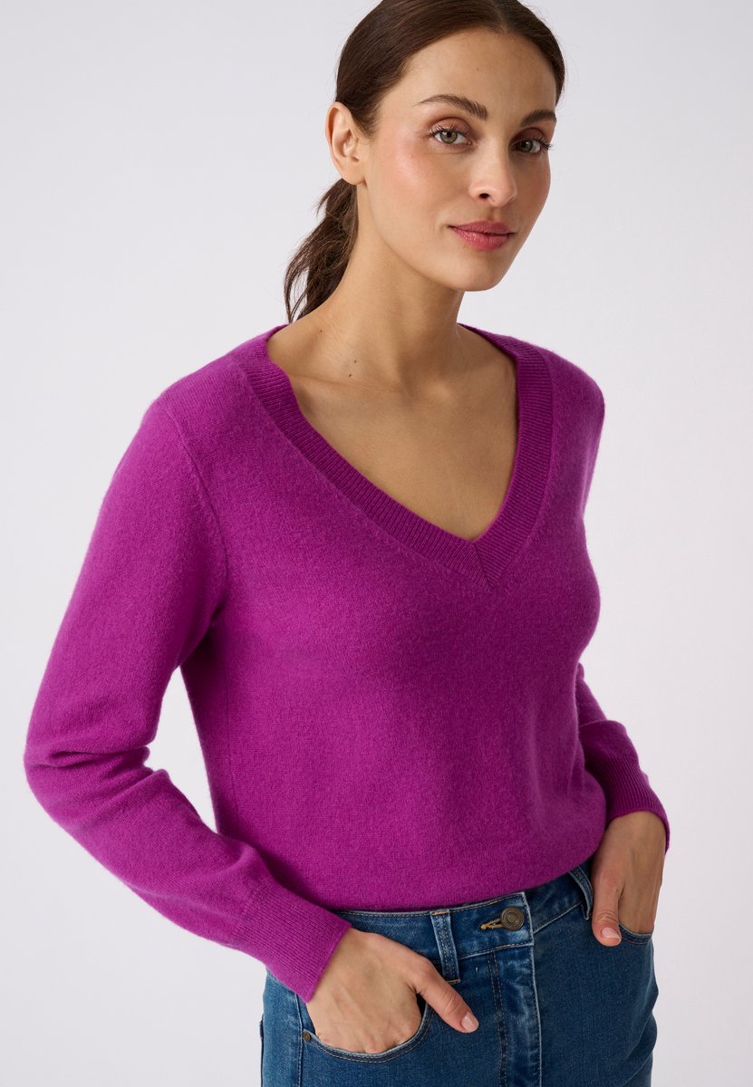 Damart - Trui van zuiver kasjmier - Dames - Roze - M