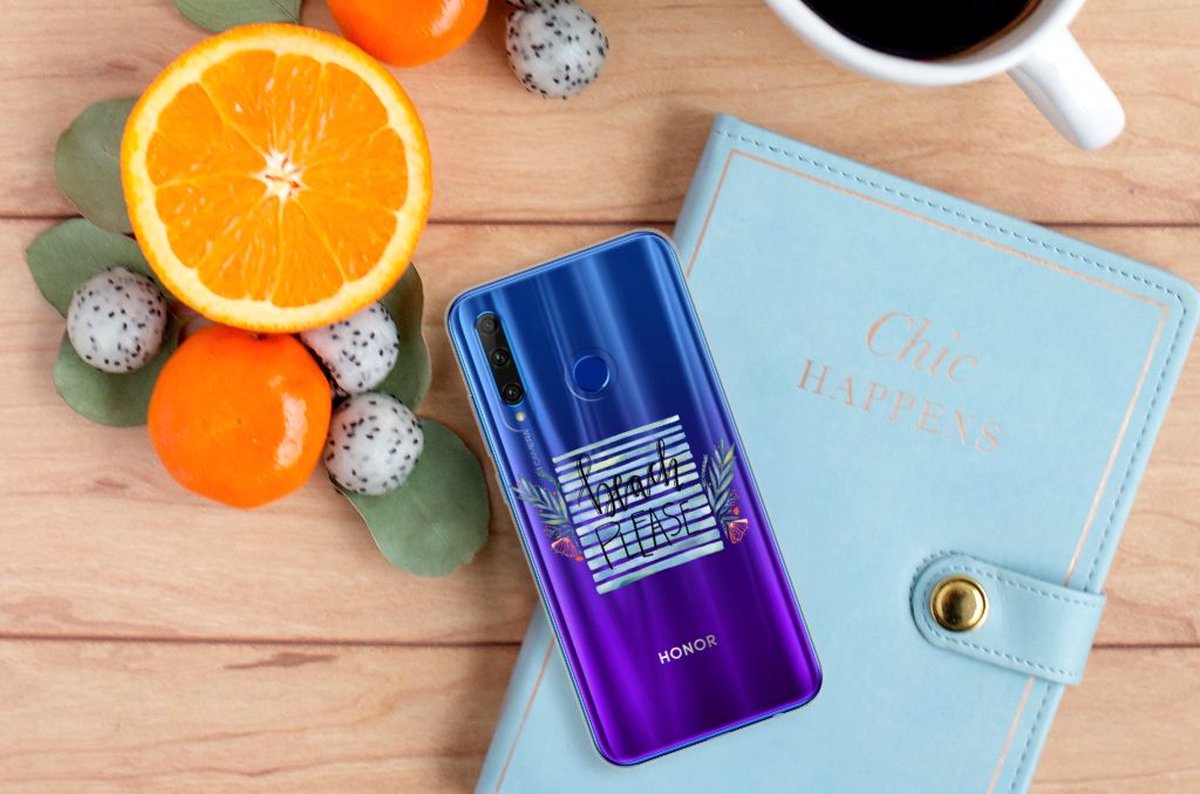 Honor 20 Lite Telefoonhoesje met Naam Boho Beach