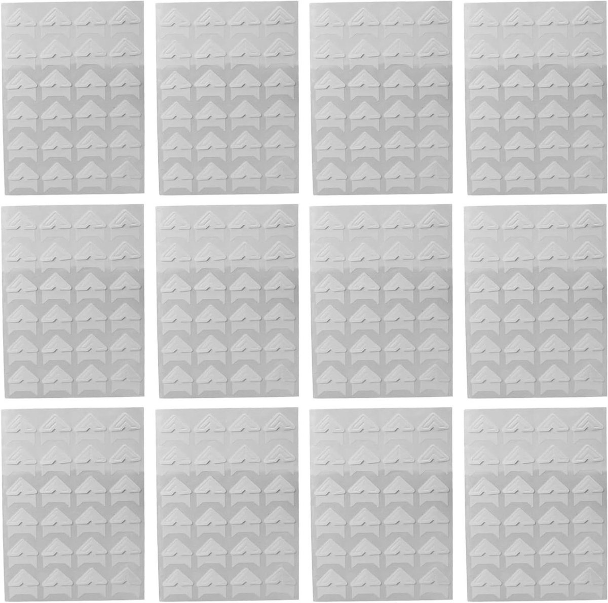 Fotohoeken - Album stickers - Herinneringen bewaren - Zelfklevend papier - 10 vellen - Wit