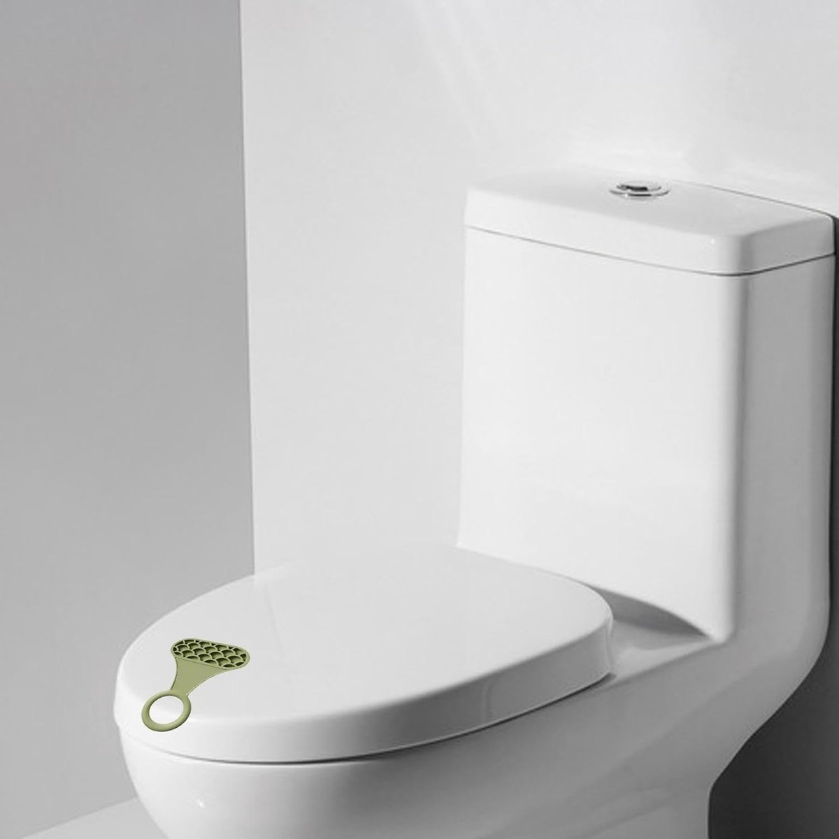 Toiletbrilhouder - WC bril lifter - Hygiënisch werken - Zelfklevende siliconen - 5 stuks - Groen