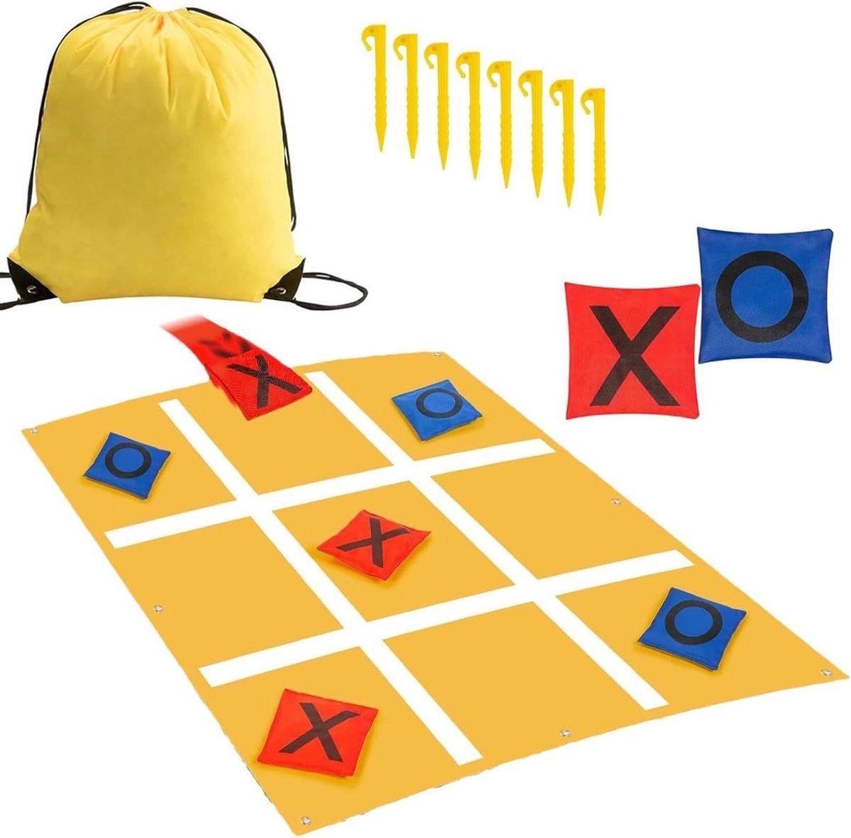 Zakwerpspel - Werpspeelgoed - Buitenactiviteit - Snel opgebouwd - 3 x 3 voet - Meerdere