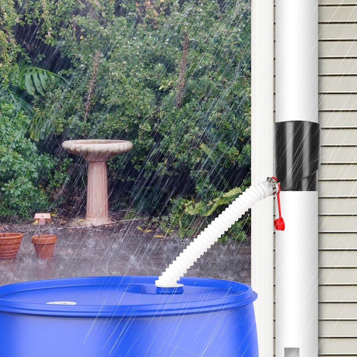 Regenton Set - Water Verzamelaar - Tuin Besproeien - Weerbestendig Materiaal - 100 Liter - Groen