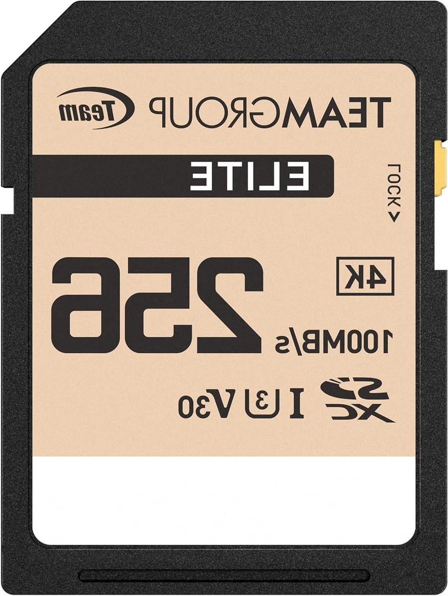SDXC Geheugenkaart - Opslagkaart Geheugenstick - Foto en Video Opslag - Waterdicht en Anti-Shock - 256GB - Zwart