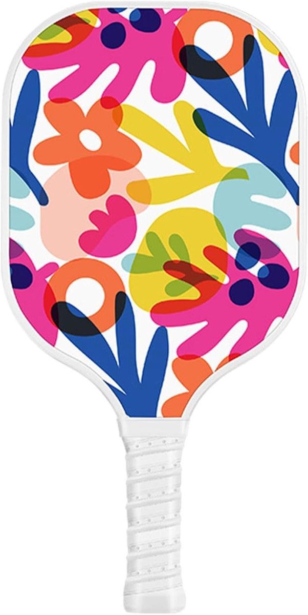 Pickleball Racket - Sport Paddle - Toernooi Spelen - Ergonomische Grip - 397 cm Lengte - Kleurrijk