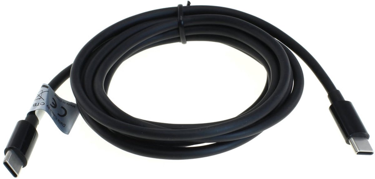 USB-C Kabel - USB 2.0 - 60W PD - 2 meter - Zwart