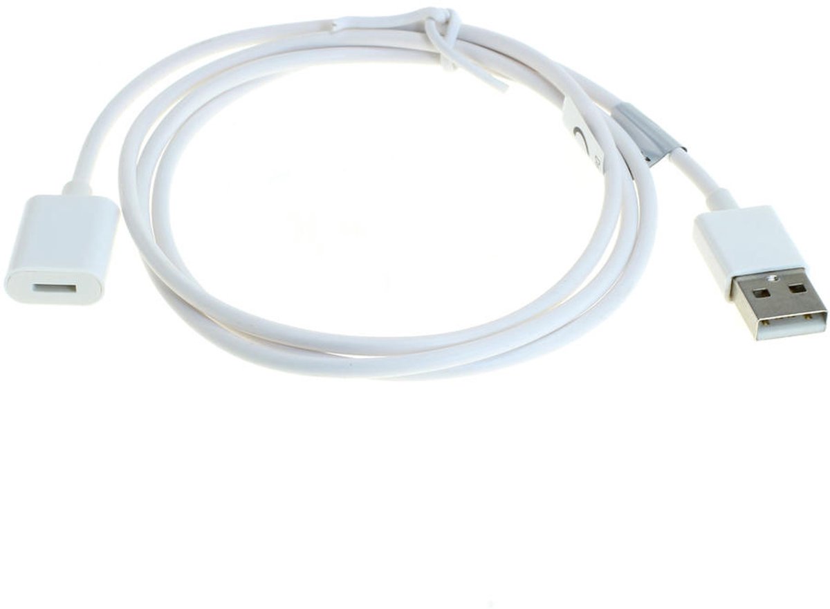 USB oplaadkabel oplader voor Apple Pen / Pencil - 1 Meter - Wit