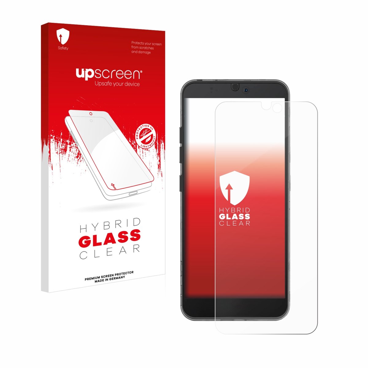 upscreen - Screenprotector voor Fairphone 3 - Folie Beschermfolie Beschermglas transparant