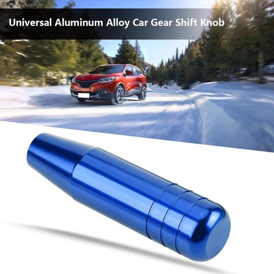 Universele Aluminium Versnellingspookknop 13cm Crankhendel Stijlvol Blauw van Merkloos — afbeelding 3