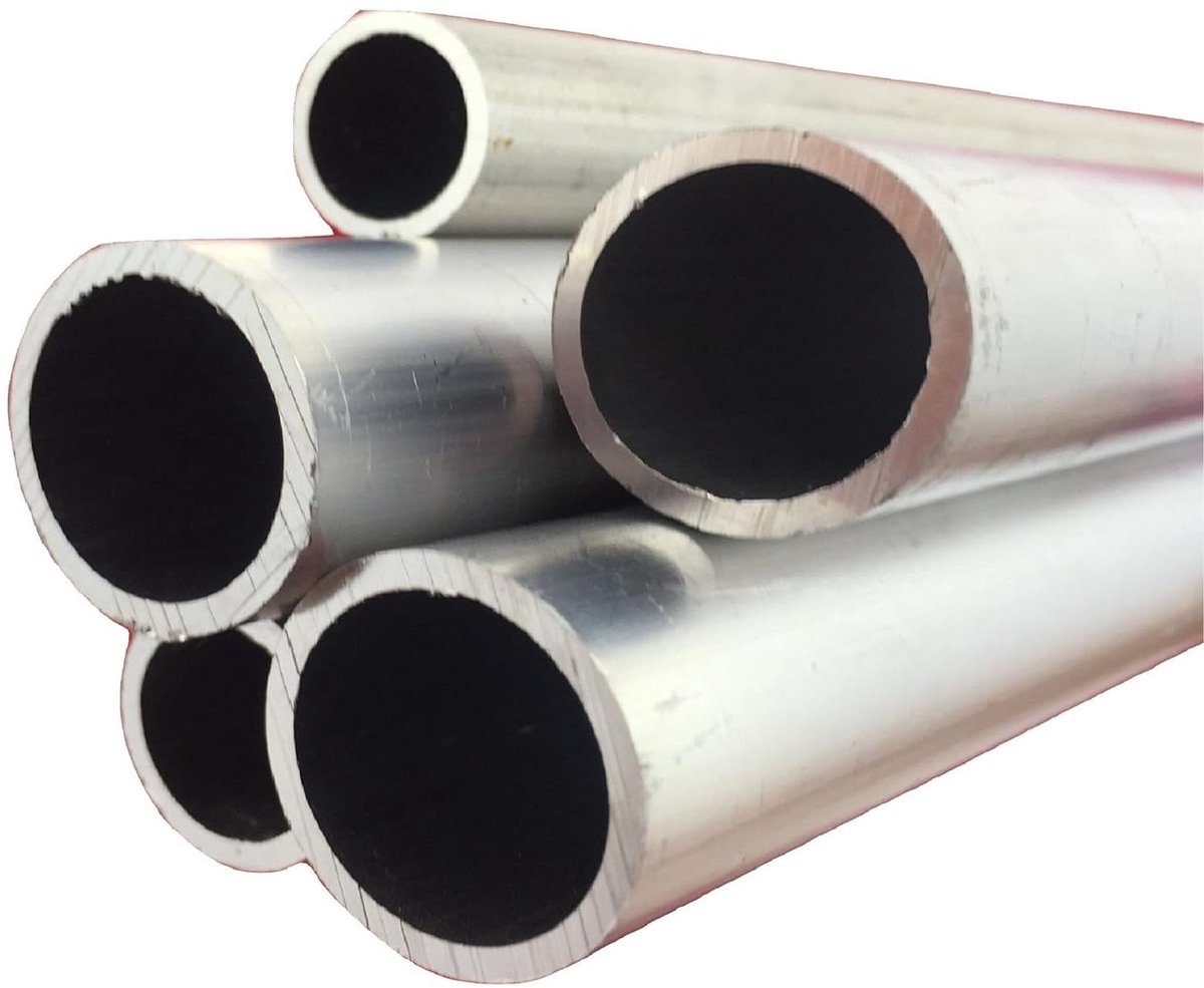 Aluminium Ronde Buis - Metaalprofiel - Bouwprojecten - Hoge Kwaliteit Materiaal - 2 Meter Lengte - Zilver
