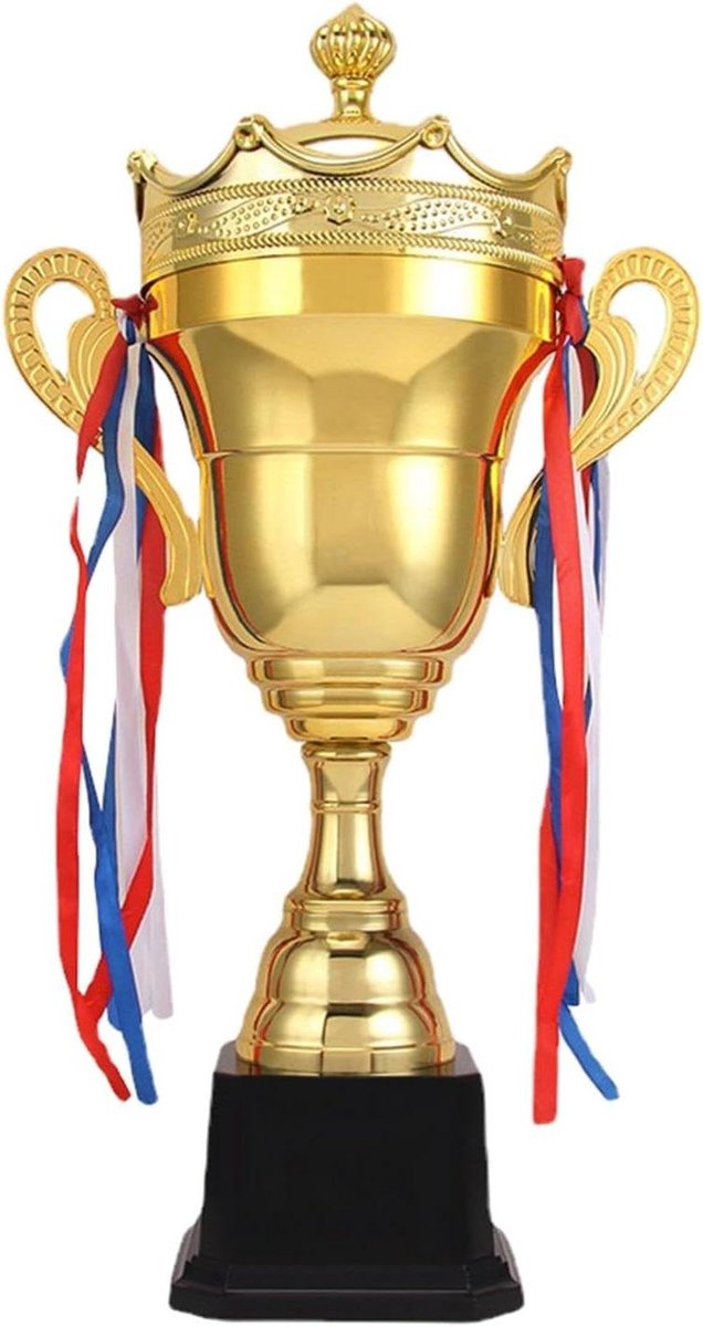 Trofee Beker - Prijs Beker - Evenement Prijzen - Metalen Eerste Plaats - 47 cm - Goud