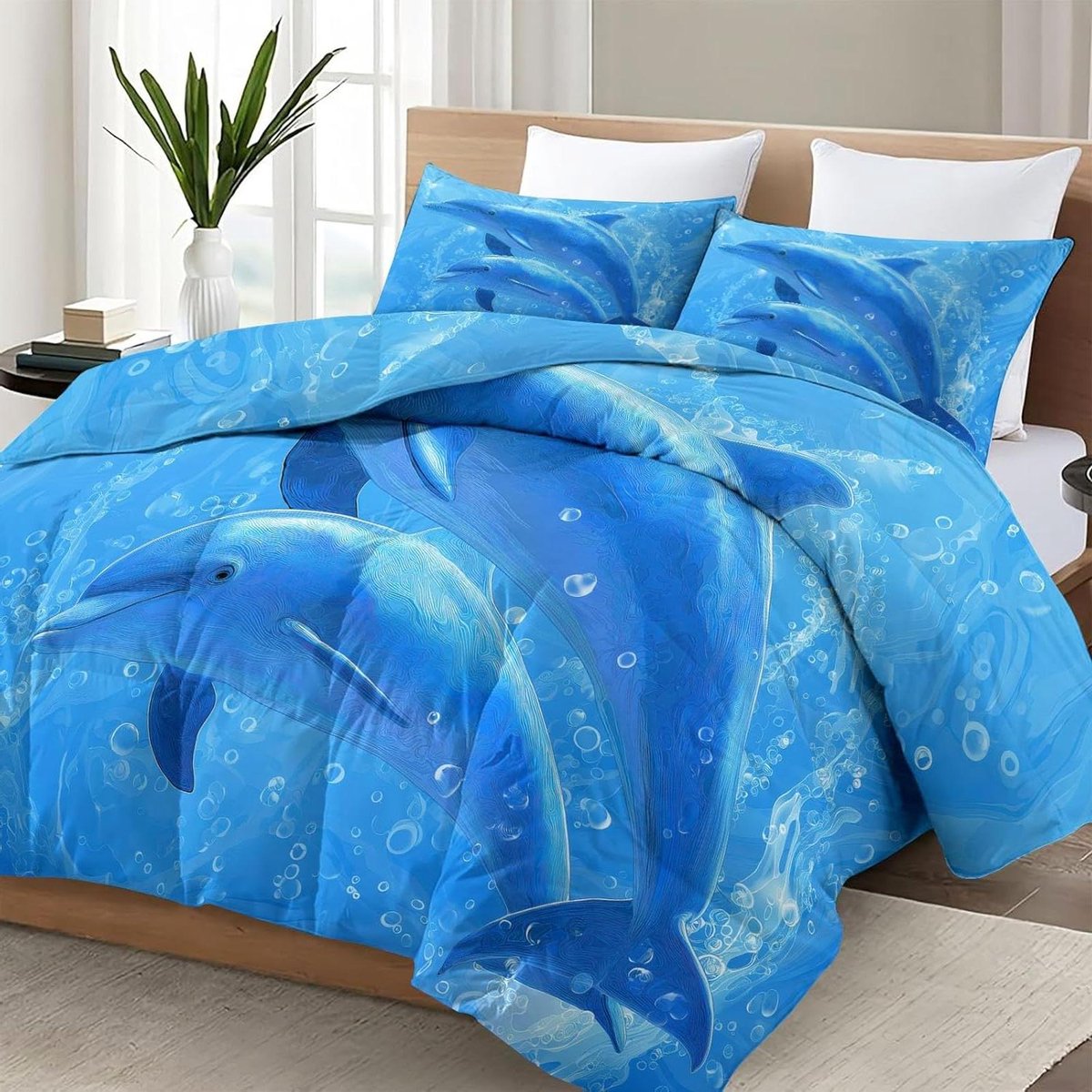 Dekbed zonder overtrek - Omkeerbaar dons - Slaapkamer decoratie - Alles-in-één set - 220 x