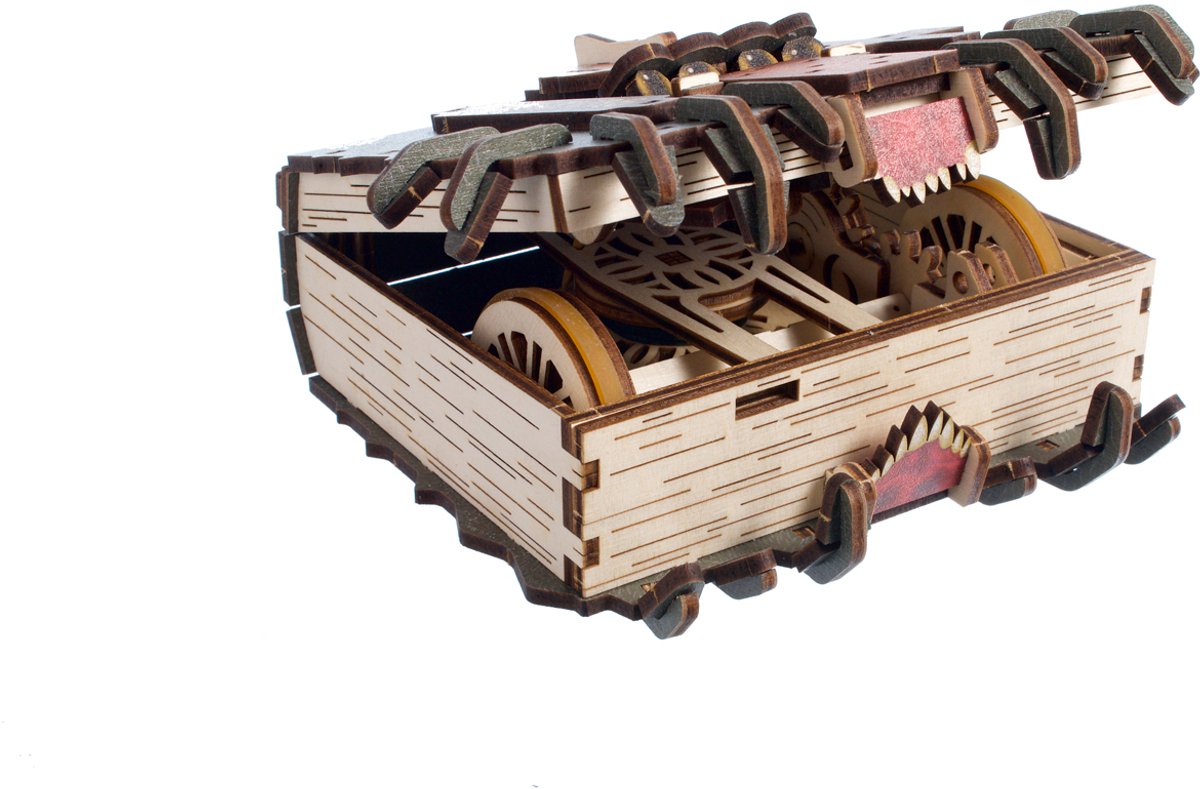 UGEARS 3D Modelbouw - The Monster Book Of Monsters™ - Harry Potter™ - Mechanisch Bouwpakket Hout - Educatief Speelgoed — afbeelding 19