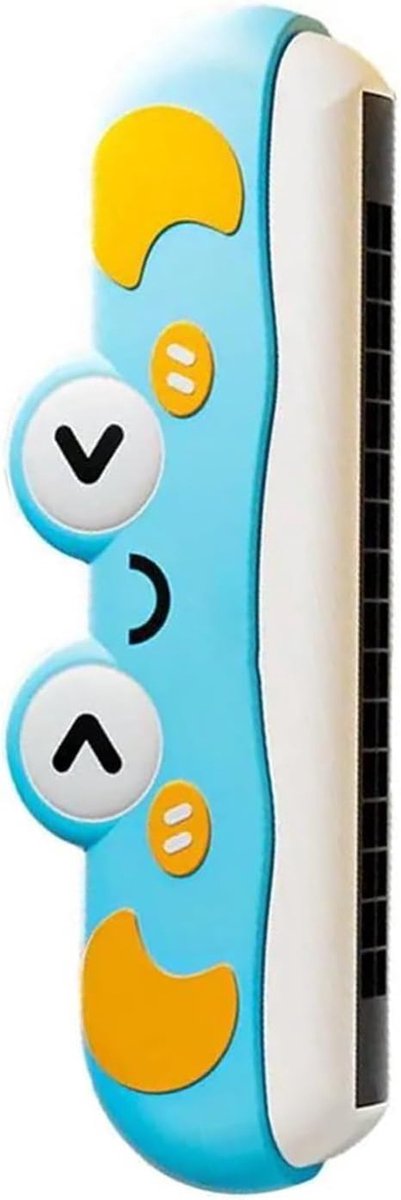 Mondharmonica Beginners - Muziekinstrument Speelgoed - Muziek Leren - Draagbaar Ontwerp - 15 x 10 x 8 cm - Blauw