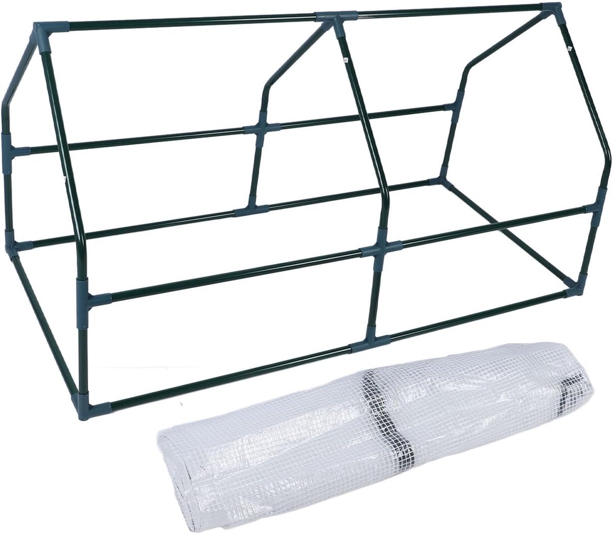 Professionele Tuinkas - Kleine kas - Planten Beschermen - Vorstbestendig Winddicht - 120x60x60cm - Groen