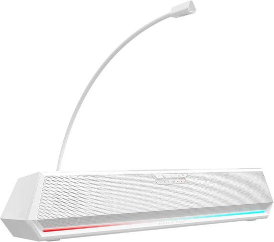 Gaming Soundbar met RGB Verlichting en Afneembare Microfoon - 7.1 Surround Sound — afbeelding 2