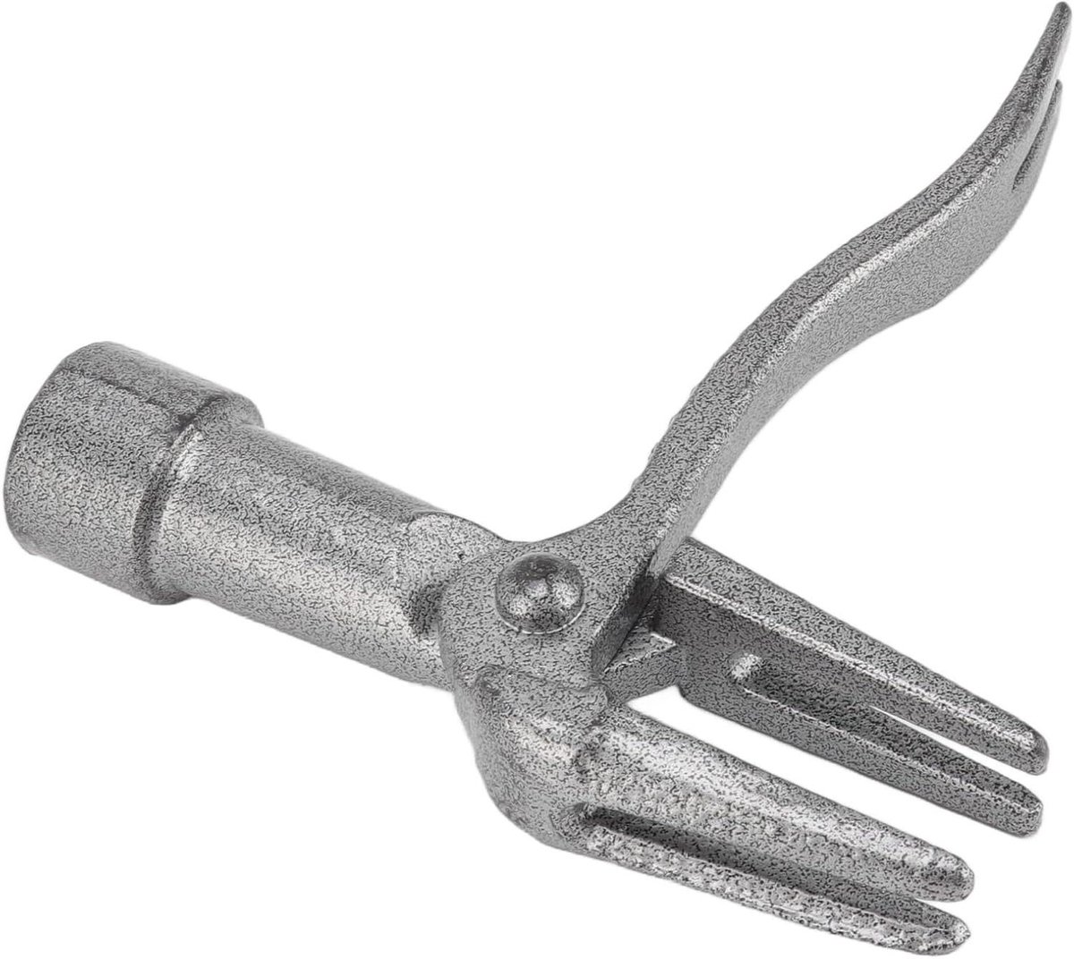 Opstaande Onkruidtrekker - Handig Tuingereedschap - Onkruid Verwijderen - Voorkomt Rugpijn - 23 x 18 cm - Zilver