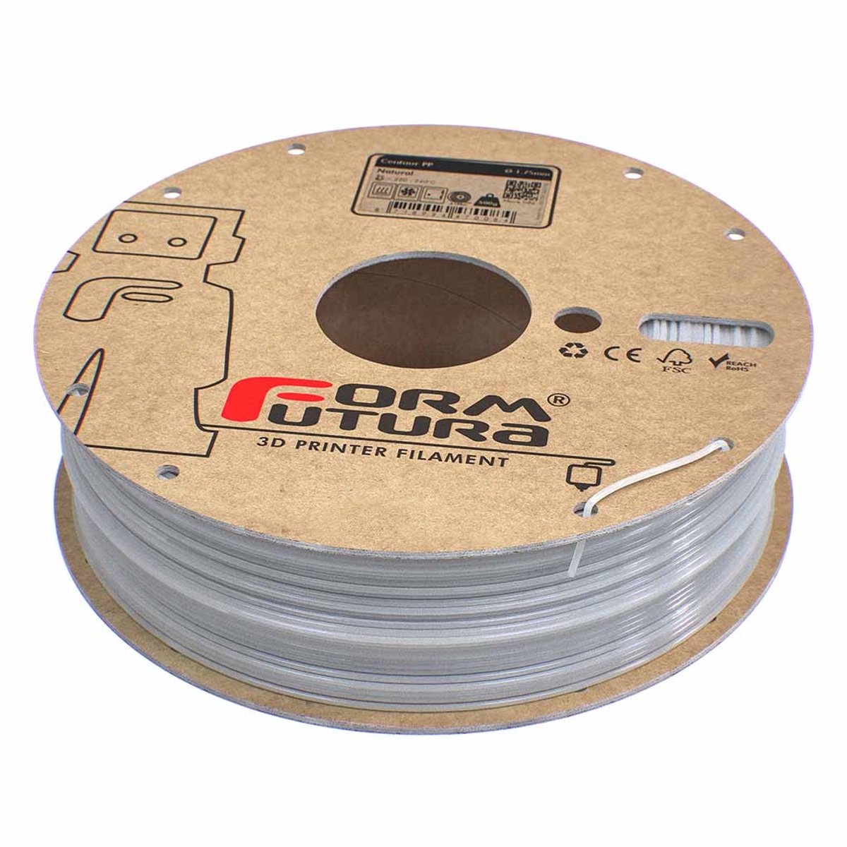 Formfutura Centaur PP polypropyleen filament natural 1.75 mm (500 g)
