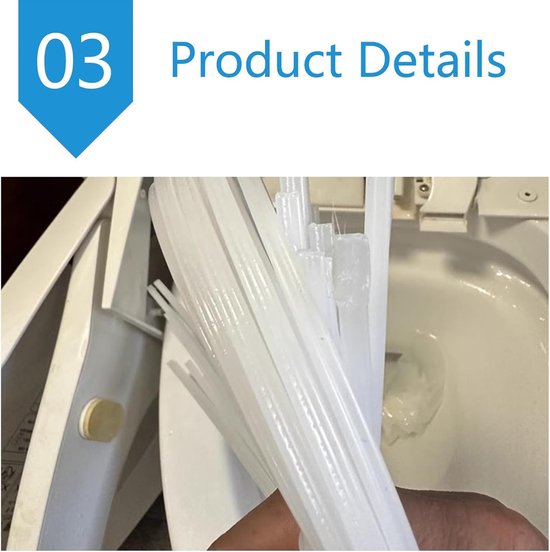 Kunststof lasstaven - PP materiaal - Kunststof reparaties - Zuivere materialen - 1 kg - Beige — afbeelding 2