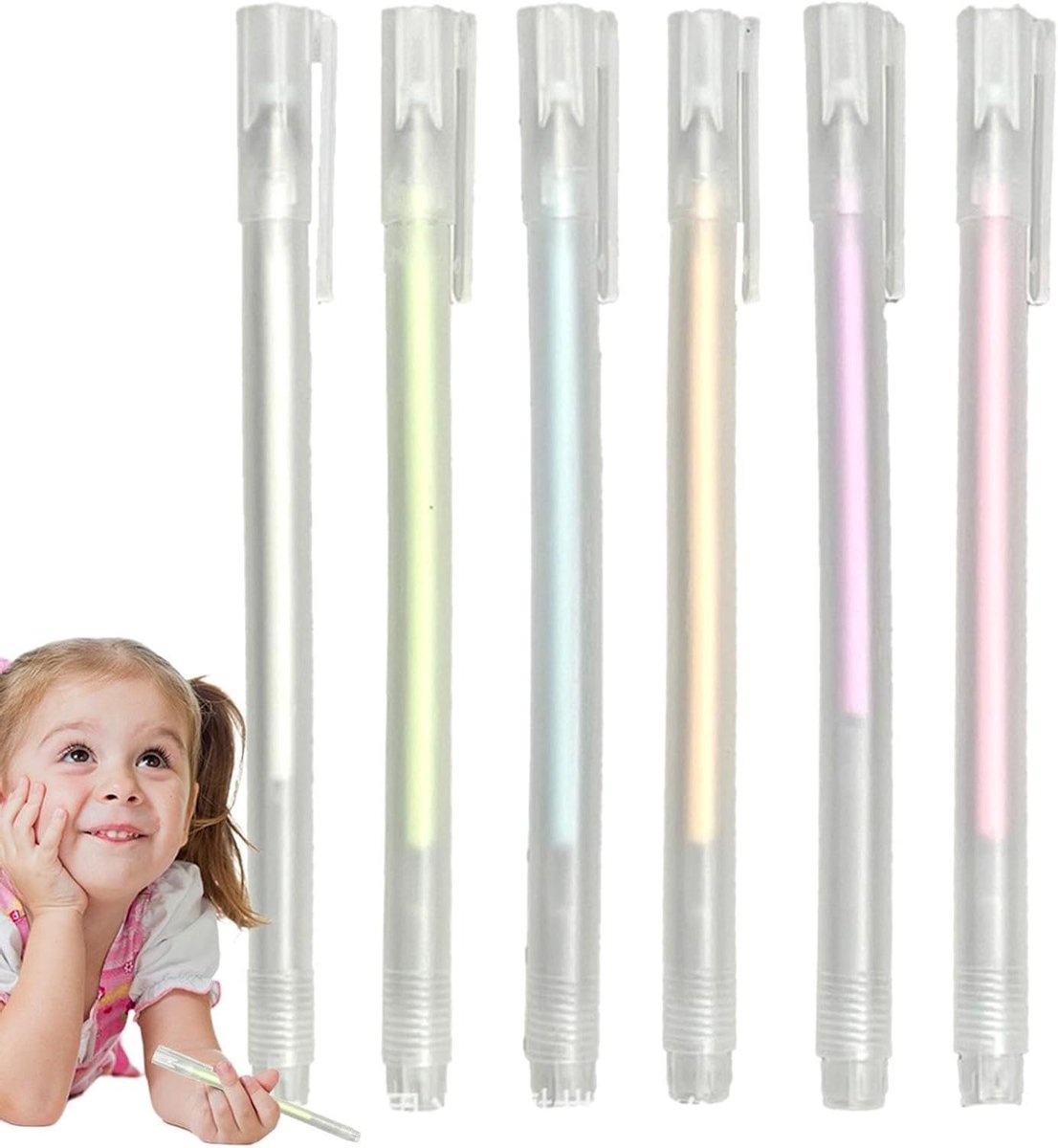 Lijmstift Set - Rollijm Pennen - Scrapbooking Hobby - Sneldrogend Precisie - 6 Stuks - Multicolor