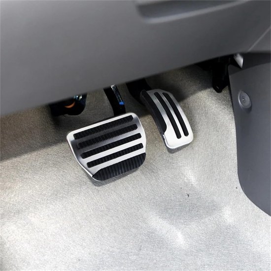 Pedaalhoezen Auto - Gas Rem Covers - Veiliger Rijden - Antislip Oppervlak - 2 Stuks - Metaal — afbeelding 2
