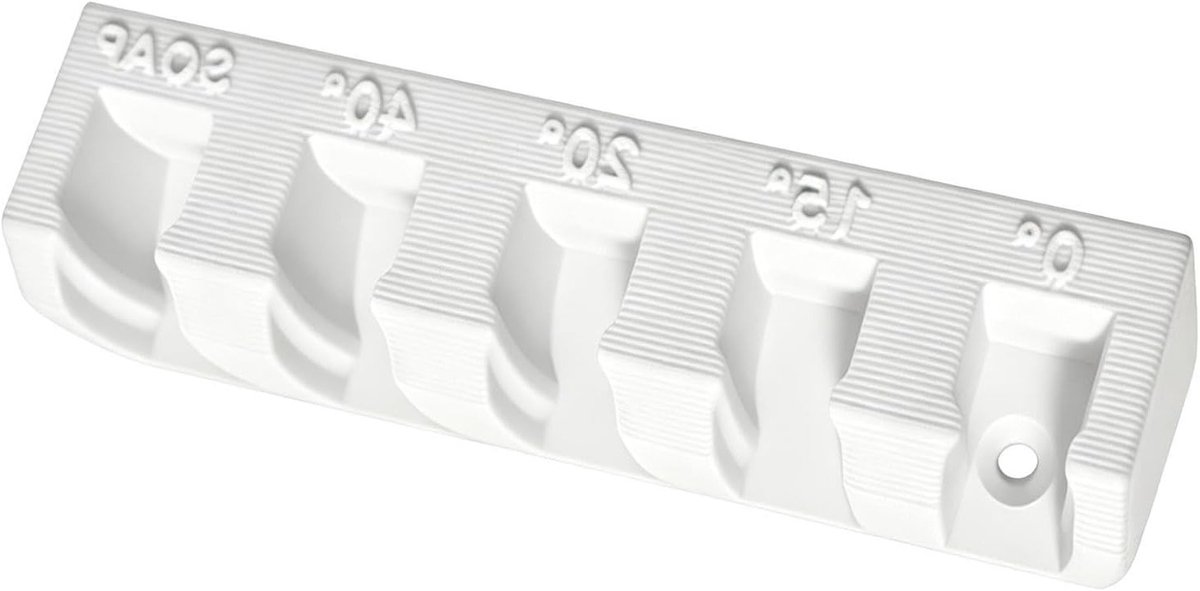 Hogedrukreiniger Nozzle Organizer - Tip Houder - Opruimen Garage - Wandmontage Ontwerp - 25g Lichtgewicht - Zwart