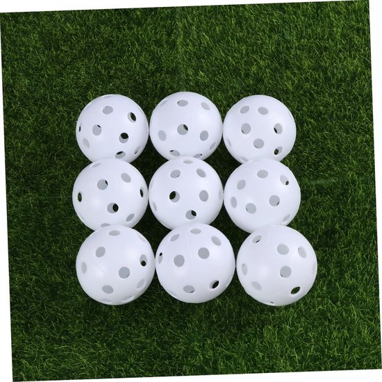 Oefengolfballen - Luchtballen - Buiten Trainen - Beperkte Vlucht - 24 Stuks - Wit — afbeelding 4
