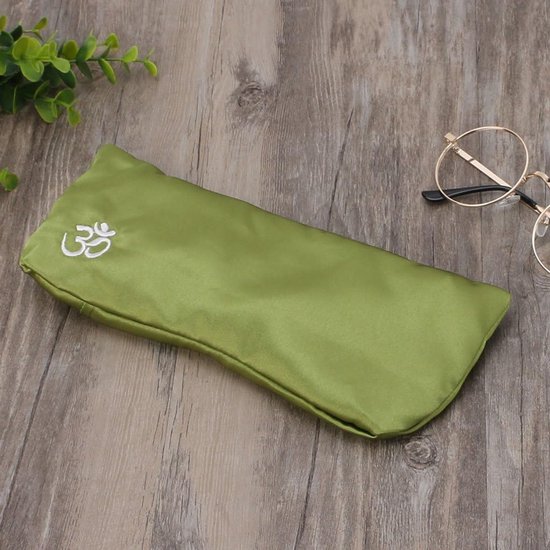 Yoga Oogkussen - Ontspanningskussen Ogen - Ogen Ontspannen - Zijde Met Lavendel - 24 x 11 cm - Paars — afbeelding 2