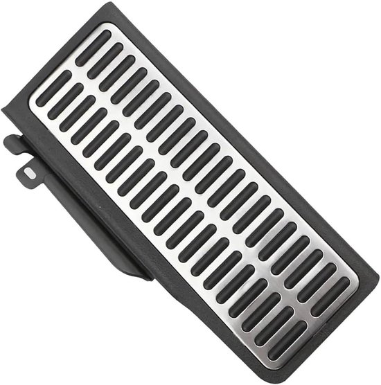 Pedaalhoezen Set - Auto Pedalen - Verbeteren Rijervaring - Antislip Ontwerp - AT Model - Zilver Zwart — afbeelding 4