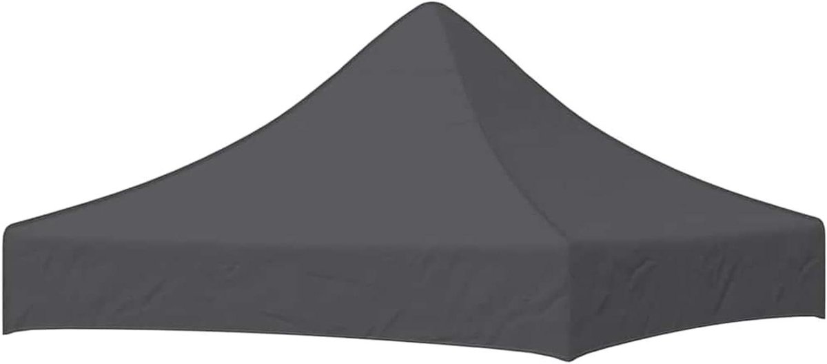Partytentdak Vervanging - Tentdak Opknappen - Feestelijke Gelegenheid - UV Waterbestendig - 2x2 Meter - Antraciet