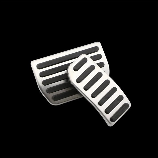 Pedaalhoezen Set - Voetsteun Pedaal - Auto Interieur - Antislip Ontwerp - Roestvrijstaal - Zwart — afbeelding 3