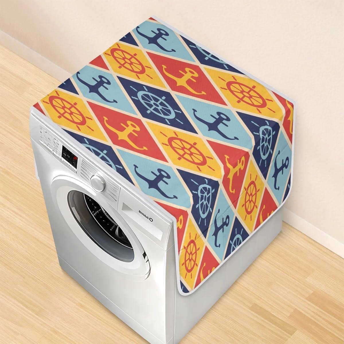Wasmachine Drogerhoes Apparaatbeschermer Apparaten Beschermen Met Opbergvakken 117 x 46.5 cm Ankers Roeren