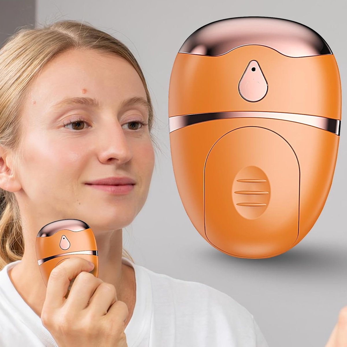 Oogmassageapparaat - Gezichtsmassager - Huidverzorging - Met Warmte Functie - 148 x 108 cm thumbnail 3