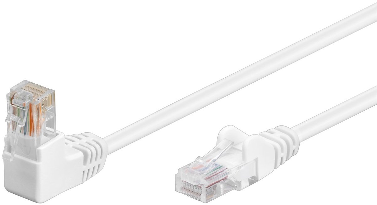 Goobay - CAT5E Netwerkkabel RJ45 - Wit - 2 m