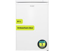 Exquisit GS80-040EW - Vriezer Tafelmodel - Diepvrieskast - 4* Vriesgedeelte - 5 Jaar Garantie - 91 Liter - 40dB - Wit