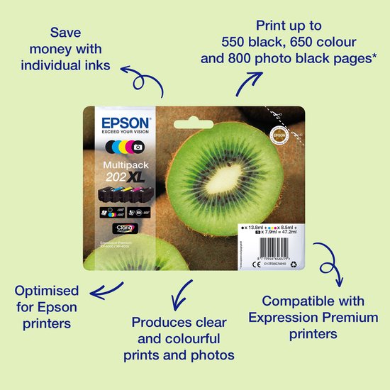 EPSON 202 BLACK 6.9 ml