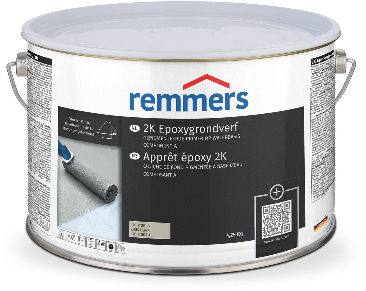 Remmers 2K Epoxy Grondverf - Lichtgrijs - 5 kg