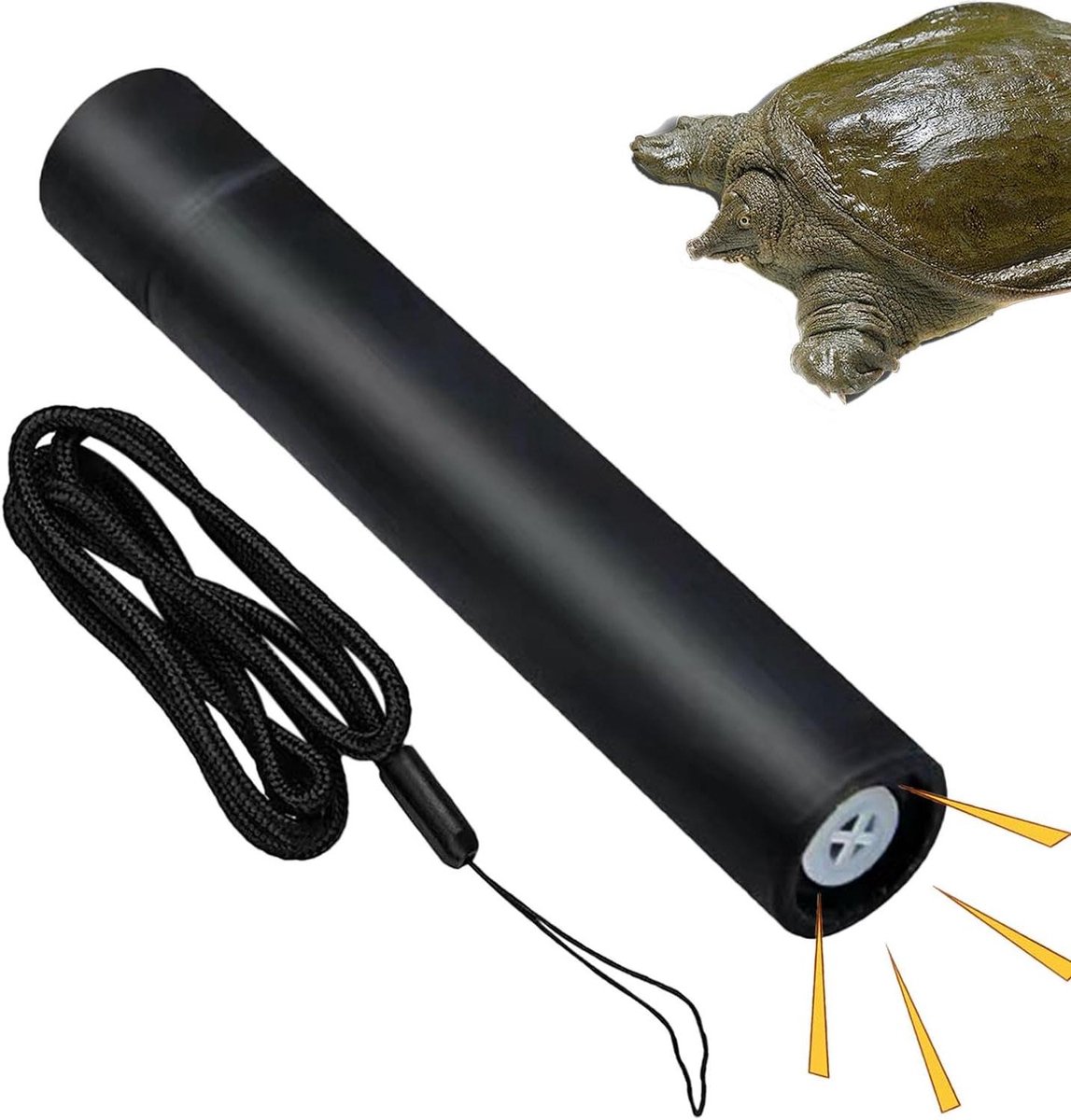 Lokfluit - Vogelroep - Waterwild Lokken - Drie Geluiden - 4x4x14 cm - Zwart