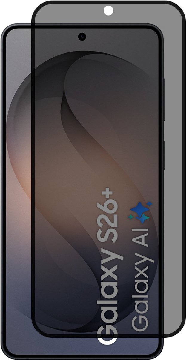 Samsung Galaxy S26 Plus Privacy Screenprotector gehard glas tempered glass