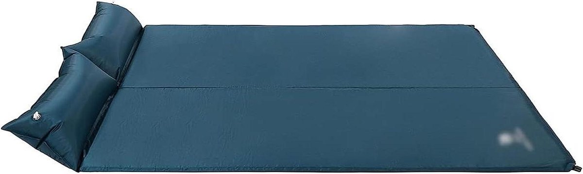 Opblaasbaar Kussen - Luchtbed Picknickmat - Buiten Ontspannen - Geïntegreerd Luchtkussen - 190x130cm - Blauw