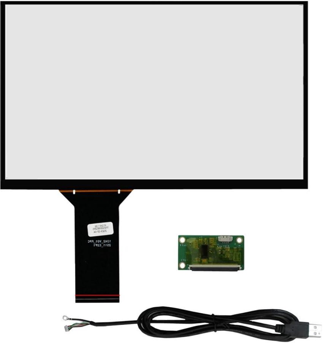 Touchscreen Paneel - Digitizer Glas - DIY Projecten - Multi-Touch Control - 10.1 Inch - Zwart