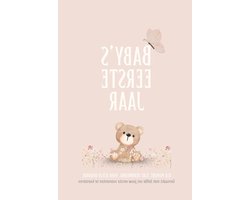 Invulboek Baby - Herinneringen Boek - Baby's Eerste Jaar - Compleet Invulboek - 133 Pagina's - Roze