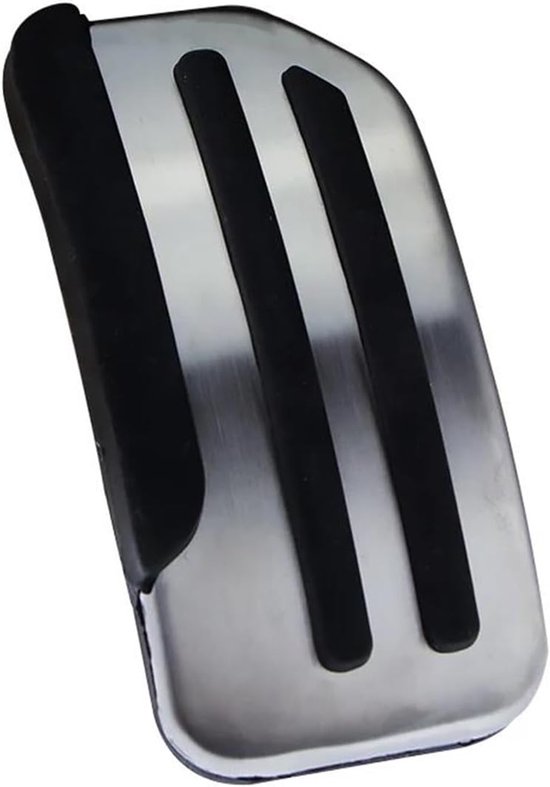 Pedaalhoezen Auto - Voetpedaal Covers - Veiliger Rijden - Antislip Ontwerp - Set van 3 - Zilver Zwart — afbeelding 5