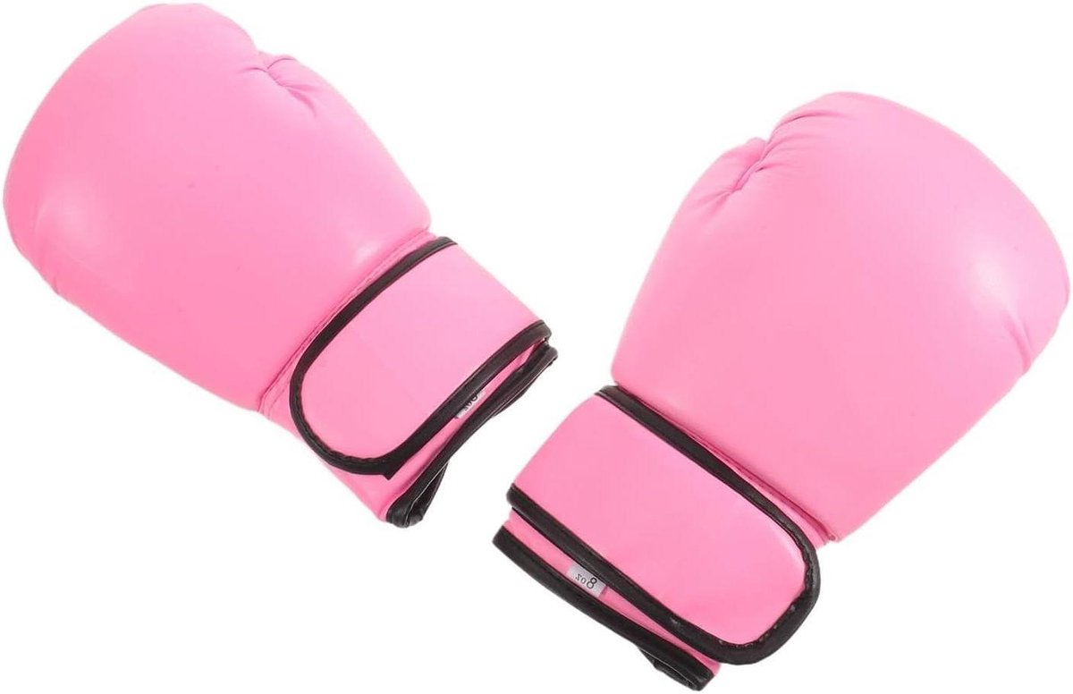 Kinderbokshandschoenen - Jeugd Bokshandschoenen - Vechtsport Training - Verstelbare Polsband - 21 x 13 x 10 cm - Roze
