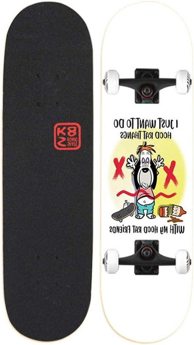 Compleet Skateboard Trick Board Trucs Leren Dubbele Kick Concave 31 x 8 inch Niet gespecificeerd