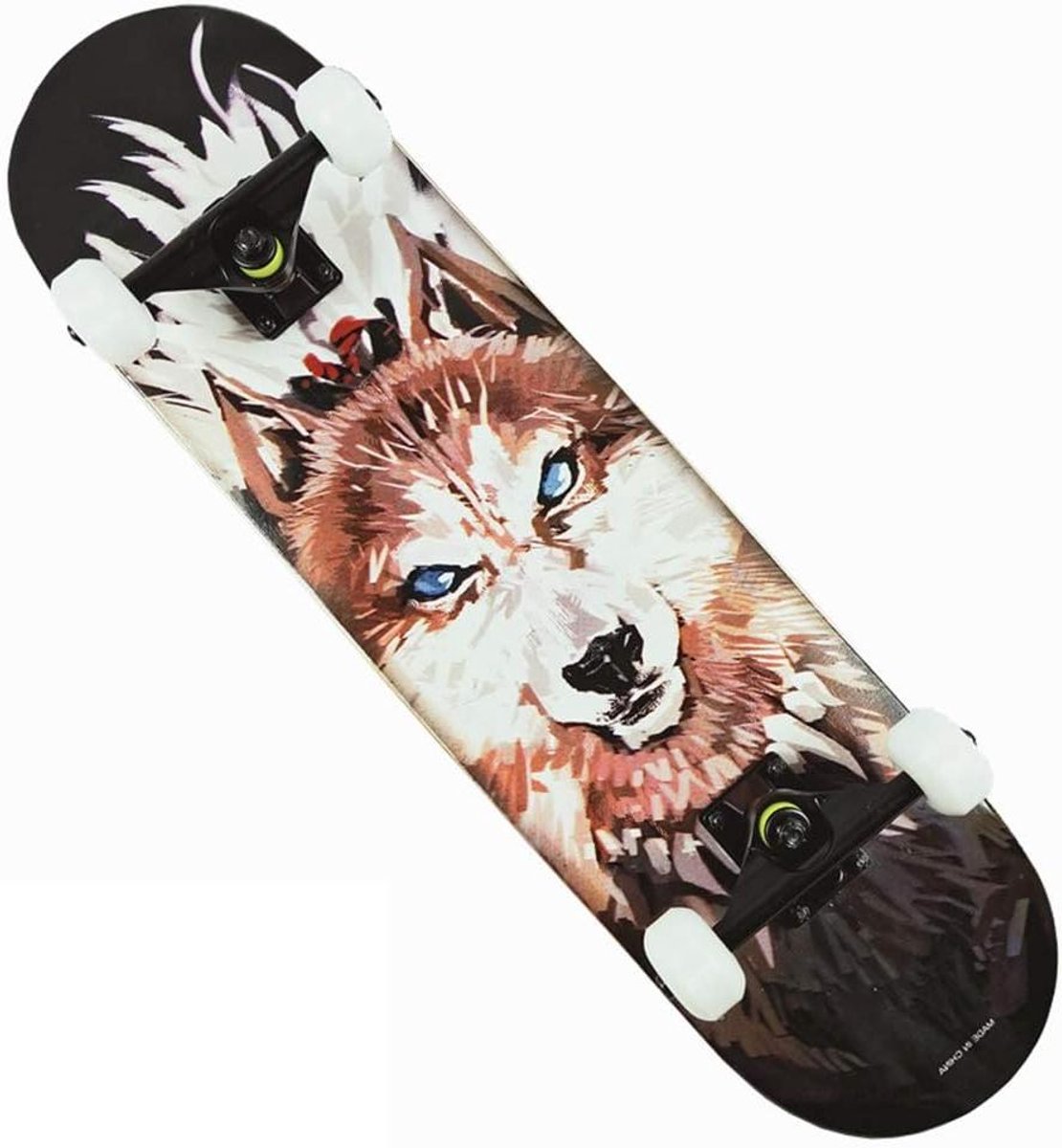 Compleet Skateboard Beginnersboard Stunts en Tricks 8 Lagen Esdoorn Dek 31 x 8 Inch Meerdere Kleuren