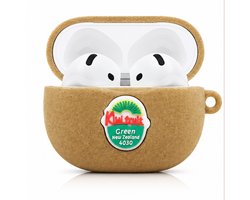 Grappige Kiwi Case voor AirPods 4 – Zachte Siliconen Beschermhoes met Uniek Kiwi Design, Shockproof, Lichtgewicht en Cadeauwaardig