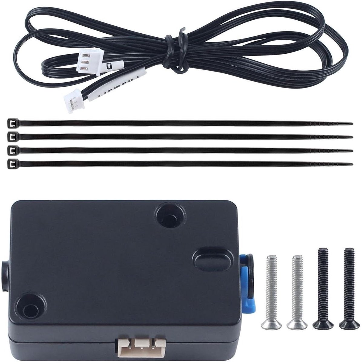 3D-printer filament sensor - Filamentbreuk detectie - Probleemloos printen - Hoge gevoeligheid - ABS materiaal - Zwart