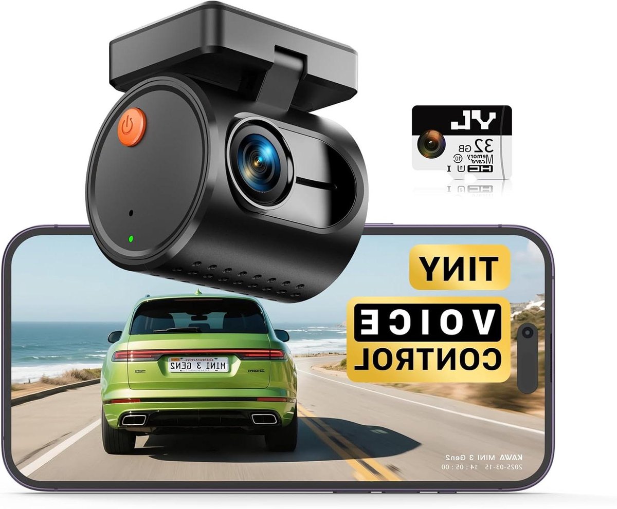 Compacte Dashcam Auto - Mini Camera - Veilig Rijden - 2K QHD Resolutie - 32GB Inbegrepen - Zwart