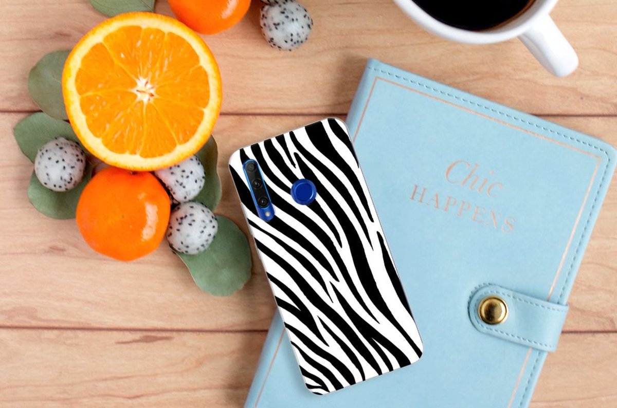 Honor 20 Lite TPU Hoesje Zebra